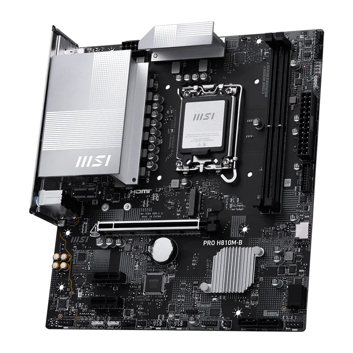 Tarjeta madre MSI PRO H810M-B mATX LGA 1851 DDR5