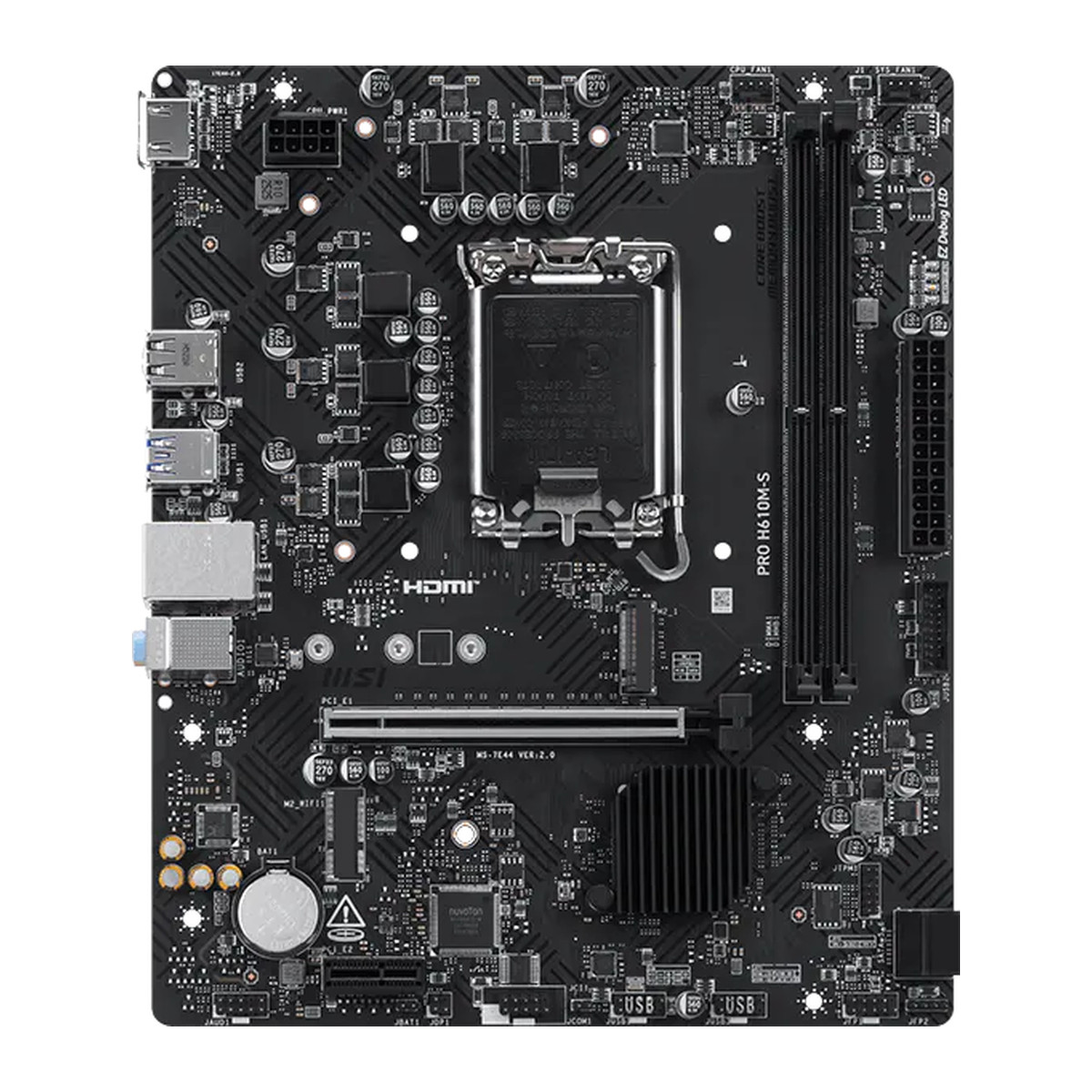 Placa base MSI PRO H610M-S DDR5 LGA1700 micro-ATX