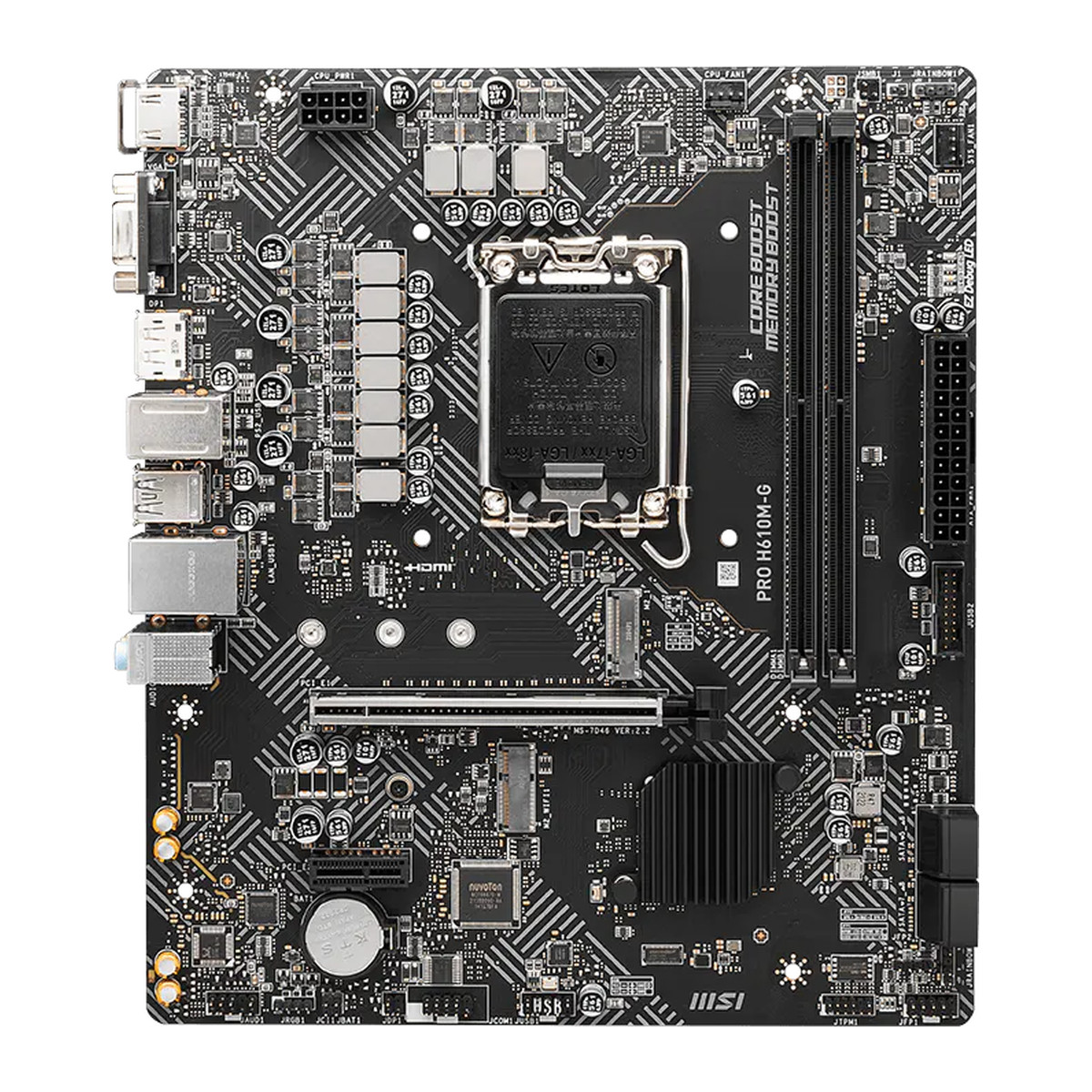 Placa base MSI PRO H610M-G DDR5 LGA1700 micro-ATX