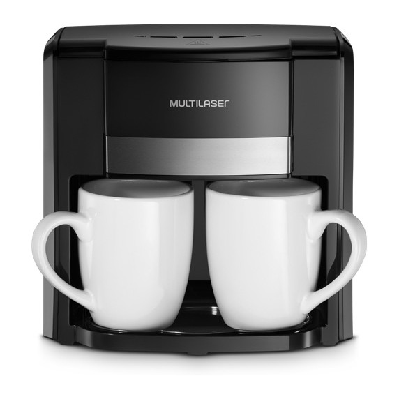 Cafetera eléctrica Multilaser BE009 de 2 tazas 500 W Negro