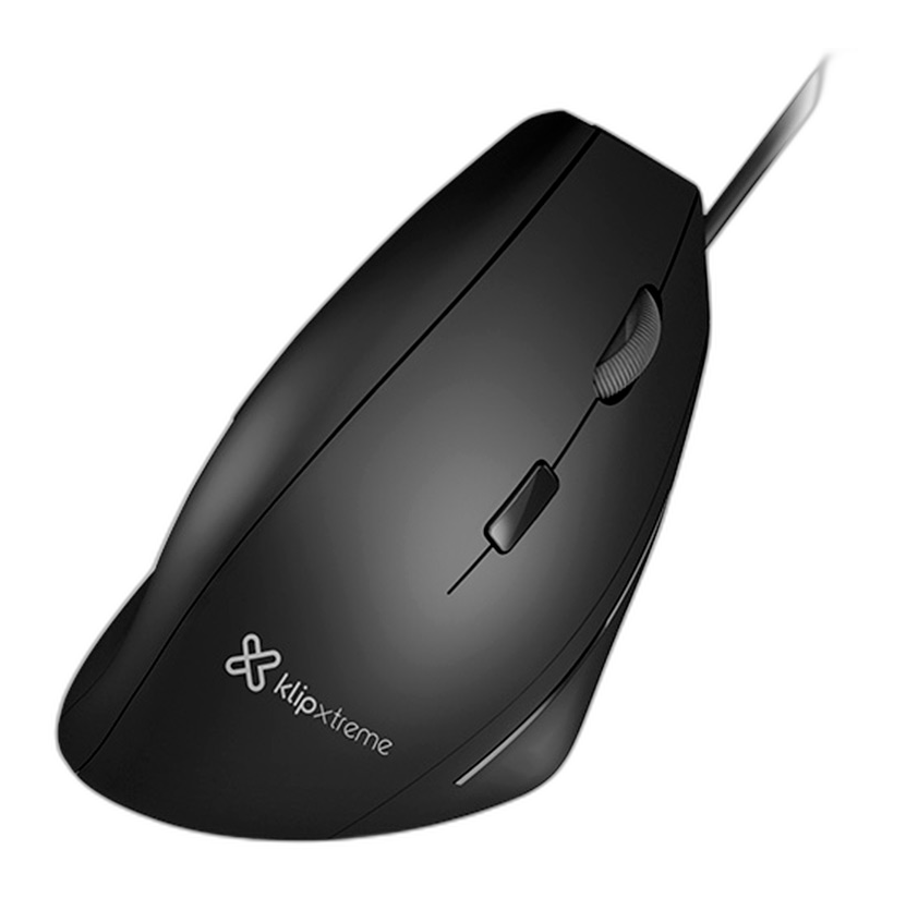 Mouse Klip Xtreme Krest 1600DPI negro