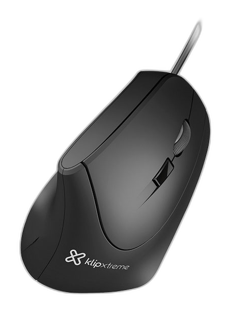 Mouse Klip Xtreme Krown ergonómico 1600DPI negro