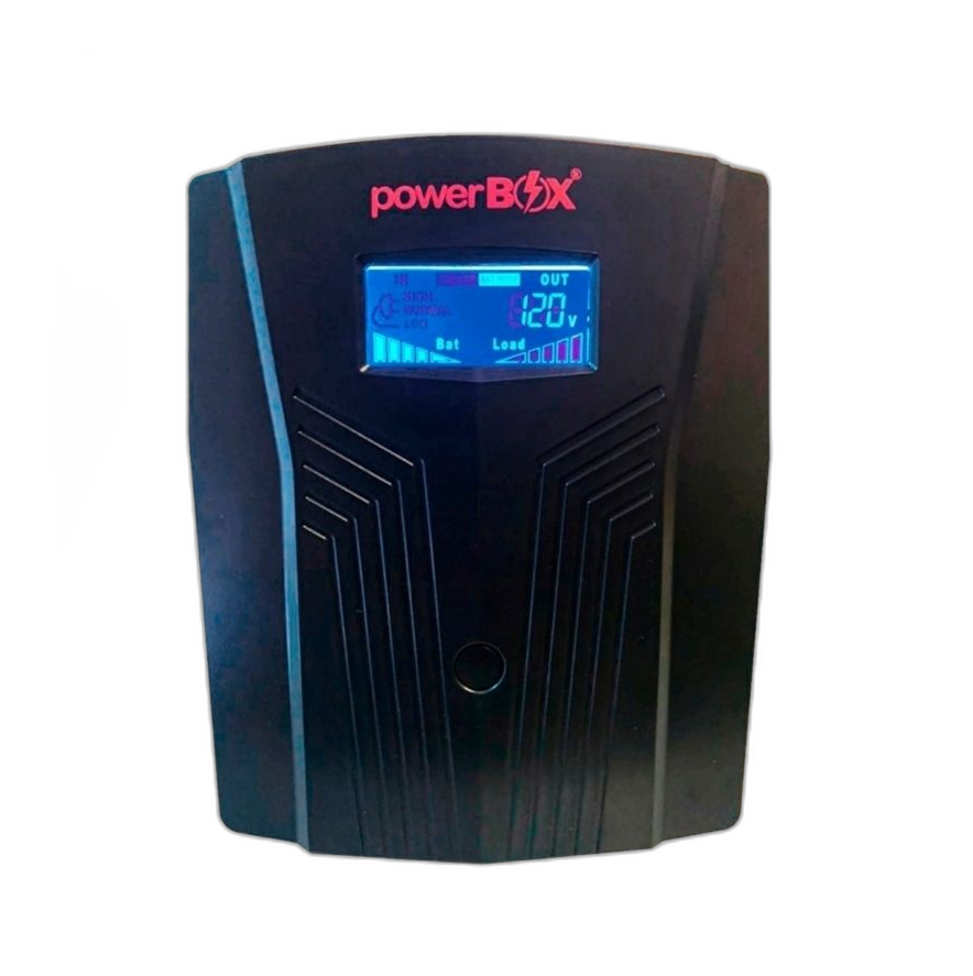 UPS 2000VA PowerBox PB20006LCD 1200W 6 Tomas