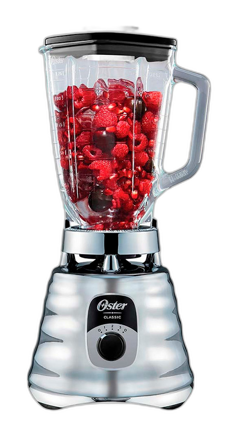 Licuadora Oster BLST4655 3 Velocidades Vaso Vidrio Cromada
