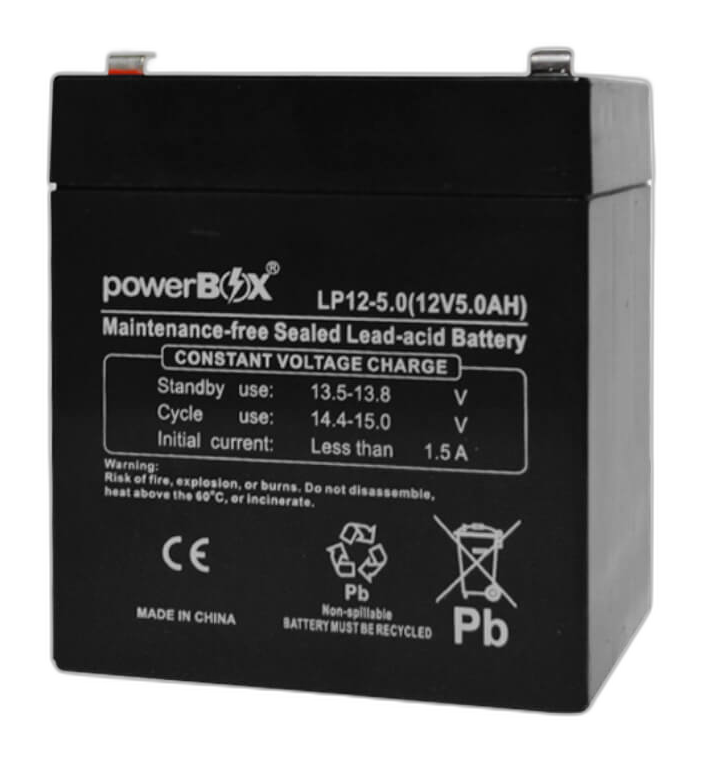 Batería para UPS PowerBox 5Ah 12v