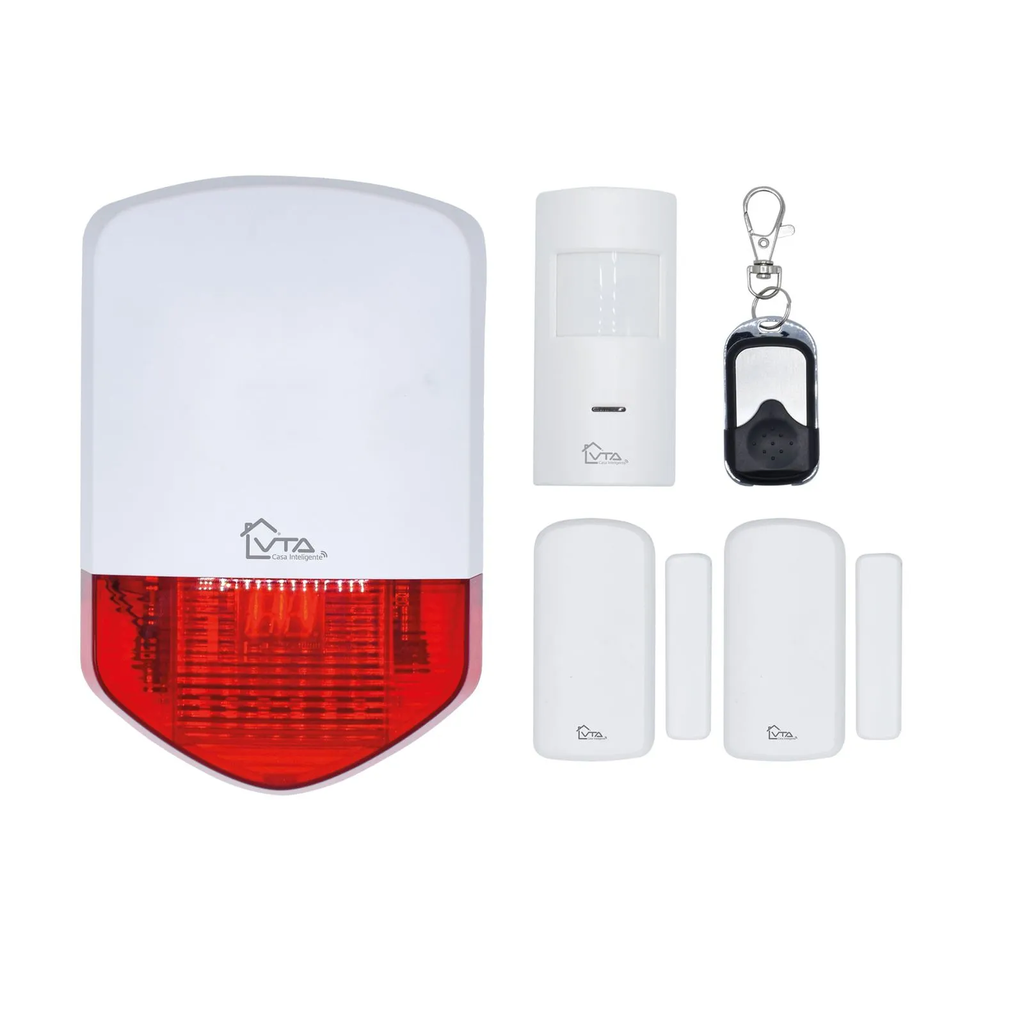 Set de alarma VTA+ con sirena y 3 sensores Wi-Fi