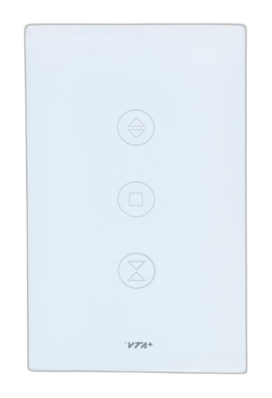 Interruptor inteligente VTA Connect IoT Touch Wi-Fi para cortinas