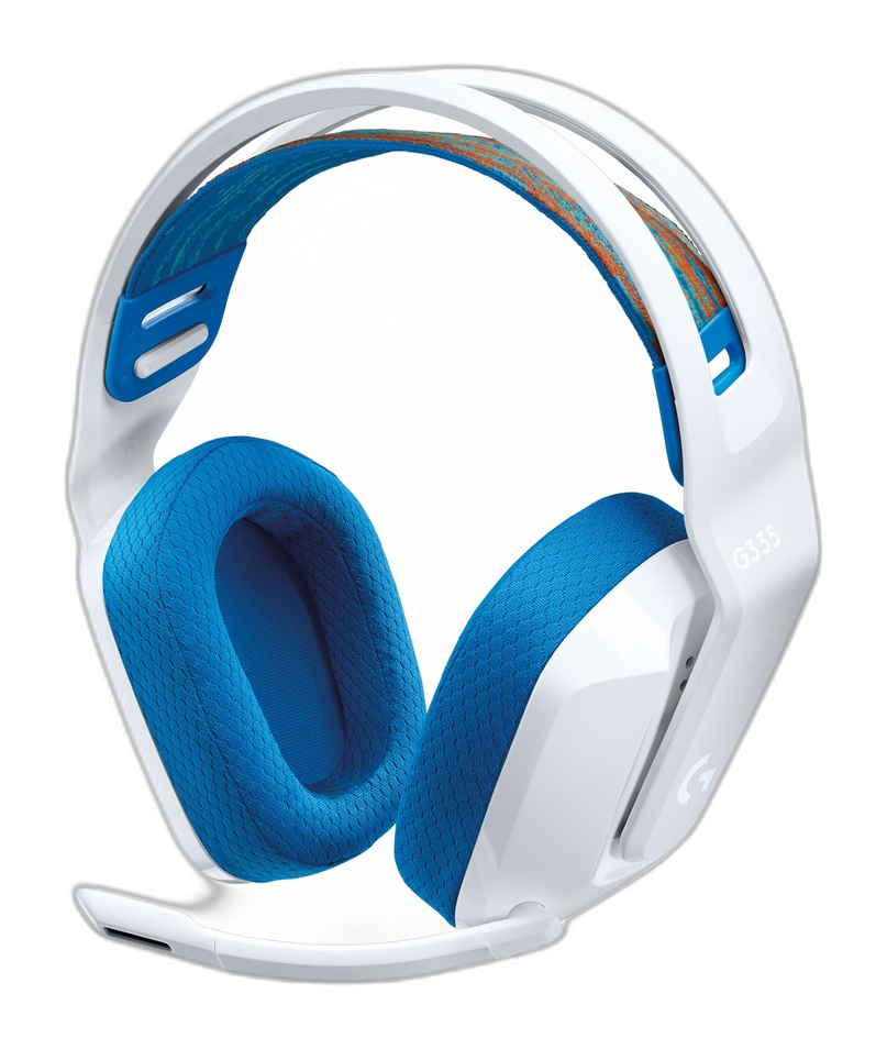 Audífonos Logitech G335 3.5mm blanco con micrófono