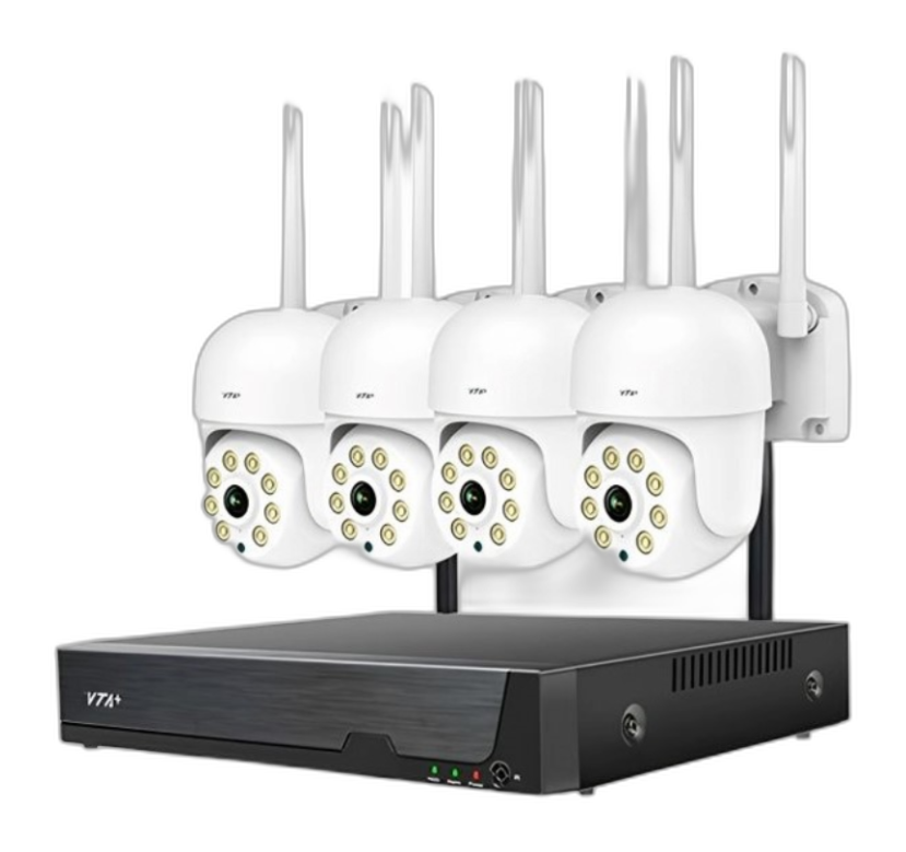 Sistema de video seguridad VTA Quaric Motion 4 cámaras Wi-Fi