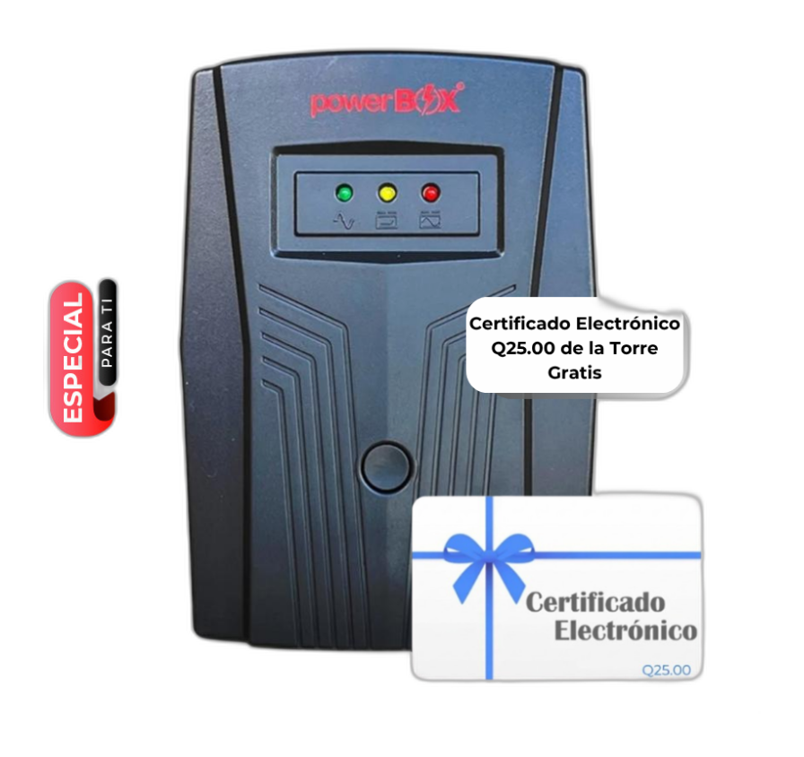 Fuente de alimentación PowerBox PBR506 500VA 250W 6 salidas