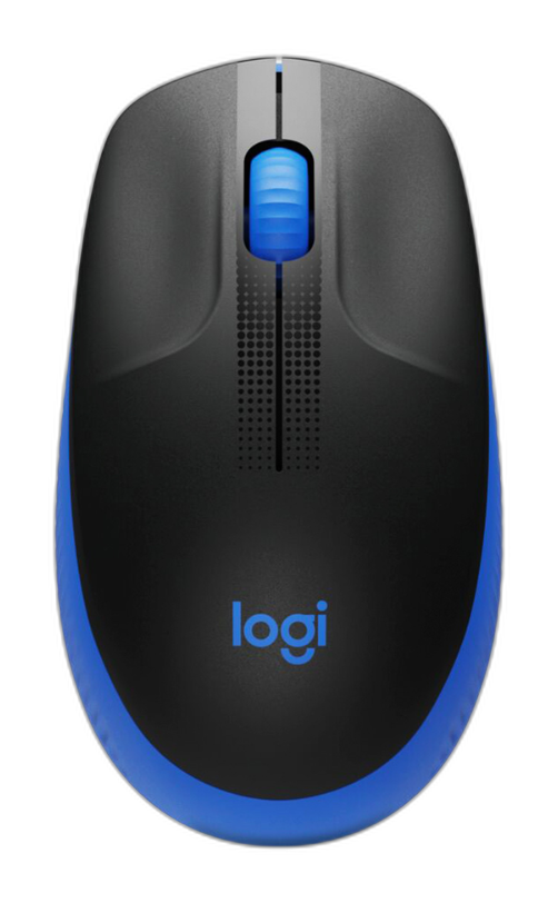 Mouse Inalámbrico Logitech M190 1000DPI Negro/Azul