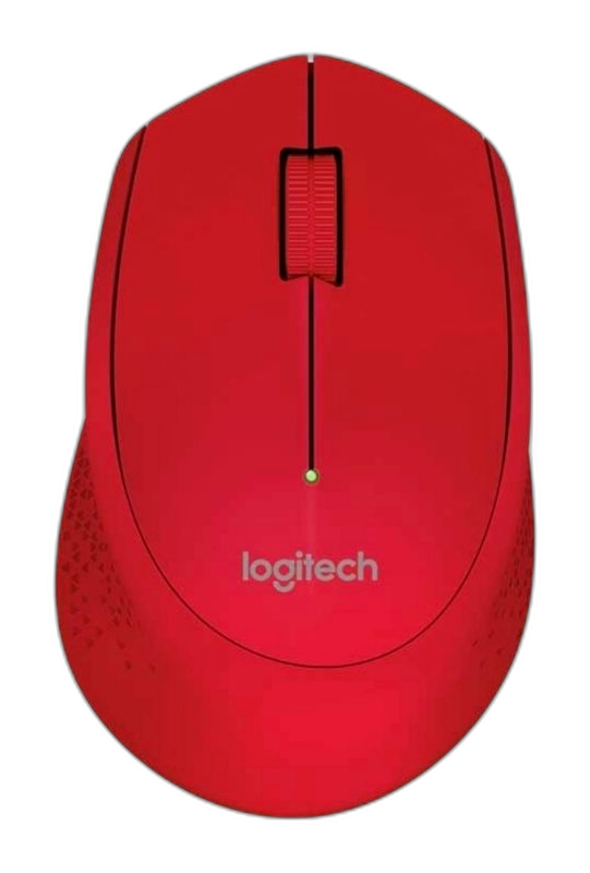 Mouse Inalámbrico Logitech M280 Óptico 1000DPI Rojo