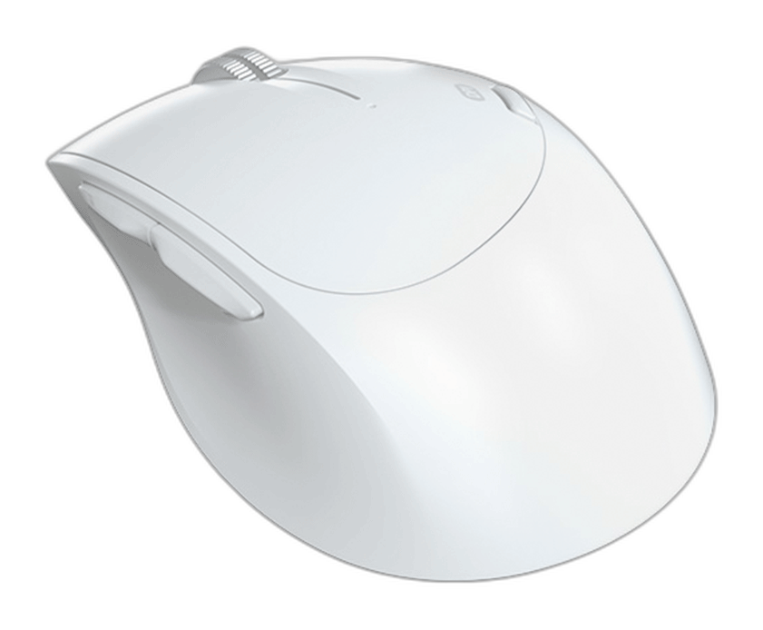 Mouse inalámbrico Klip Xtreme Duotrak óptico 1600DPI blanco