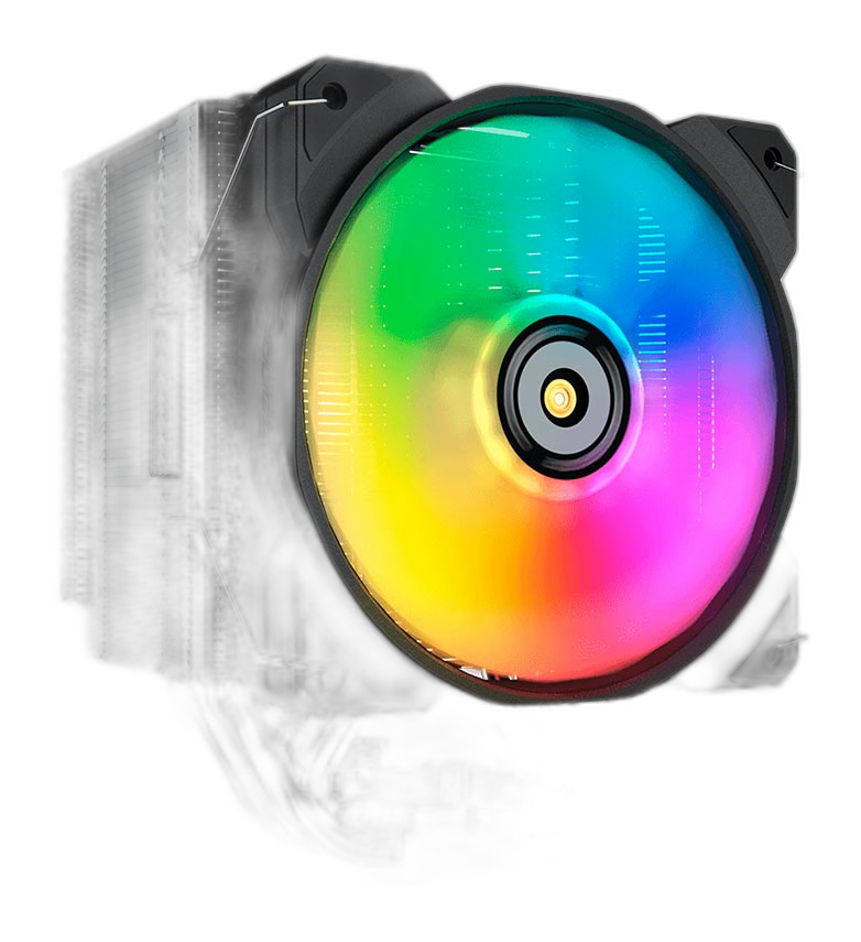 Enfriador de aire Forza Cougar 85 ARGB negro 160mm