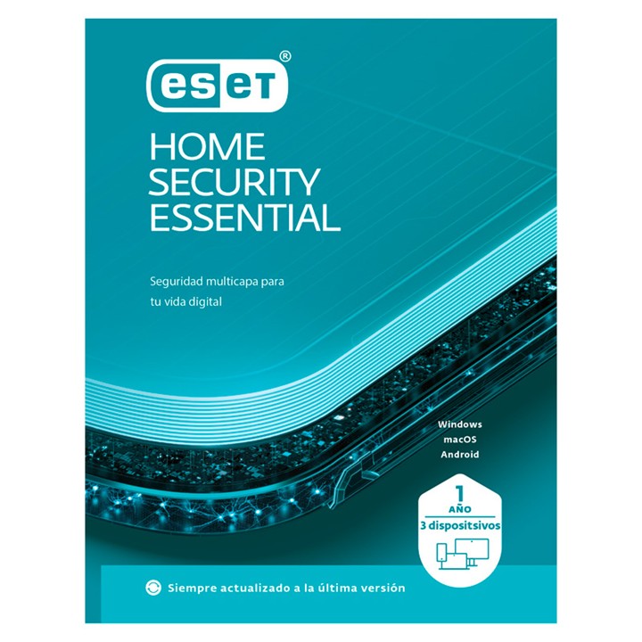 Licencia ESET Home Security Essential 3 dispositivos 1 año