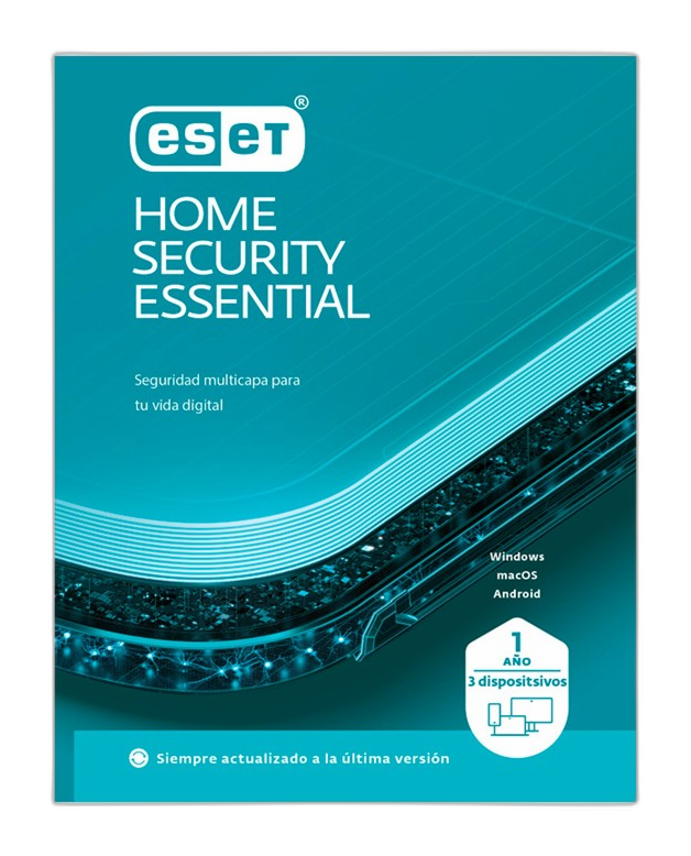 Licencia ESET Home Security Essential 3 dispositivos 1 año