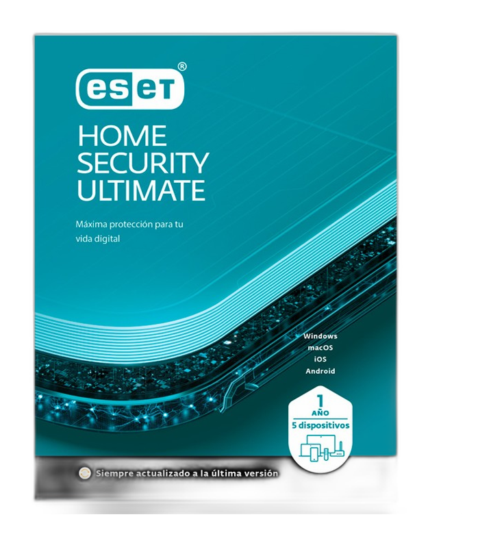 Licencia ESET Home Security Ultimate 5 dispositivos 1 año