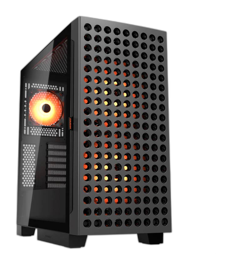 Gabinete Cougar AirFace ECO RGB ATX negro