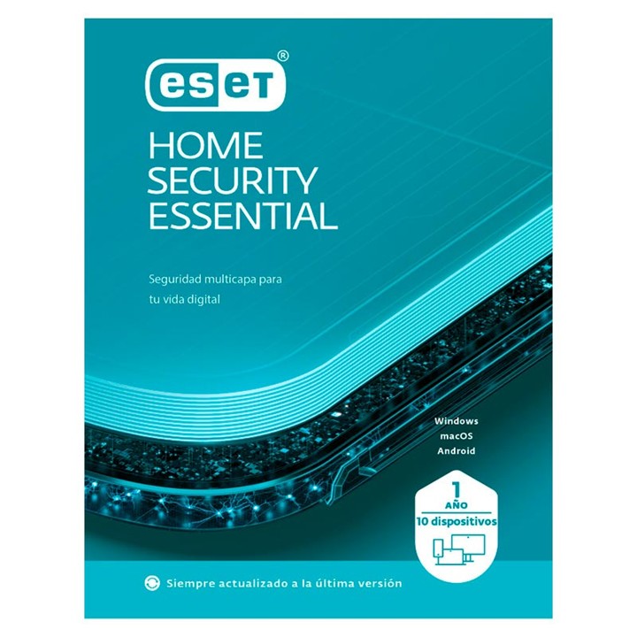 Licencia ESET Home Security Essential 10 dispositivos 1 año