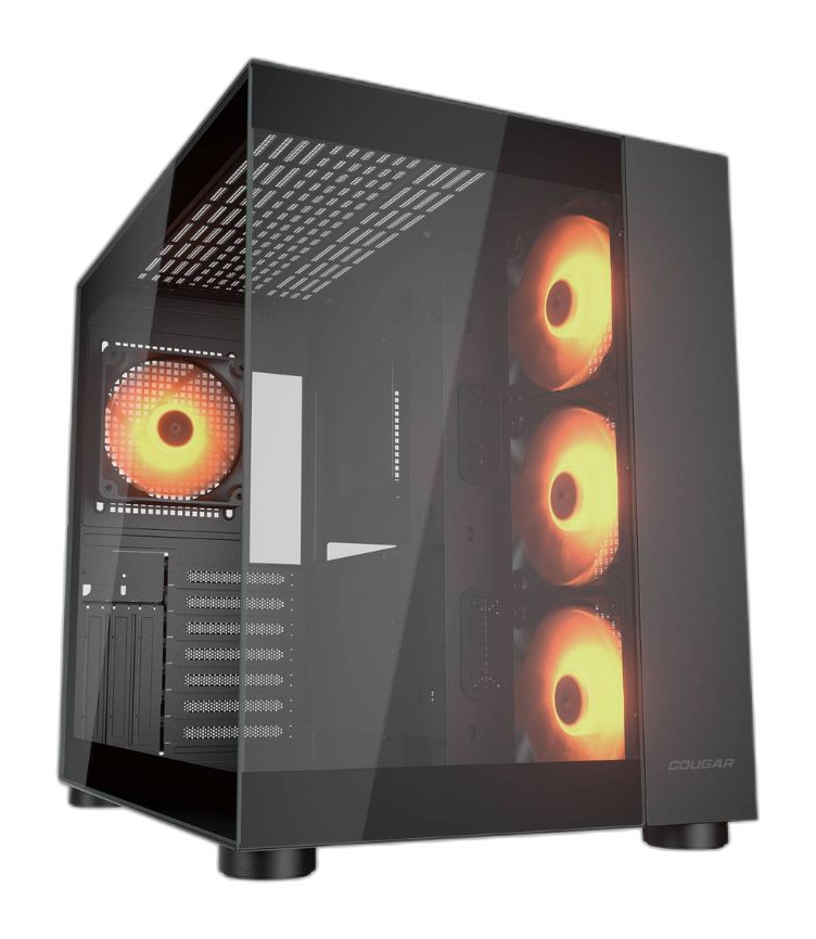Gabinete Cougar FV150 RGB negro