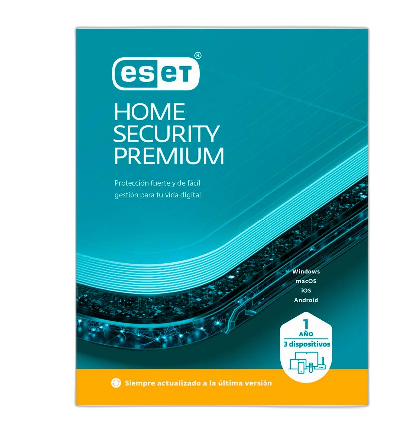 Licencia ESET Home Security Premium 3 dispositivos 1 año