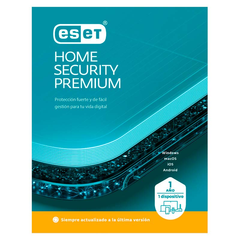 Licencia ESET Home Security Premium 1 dispositivo 1 año