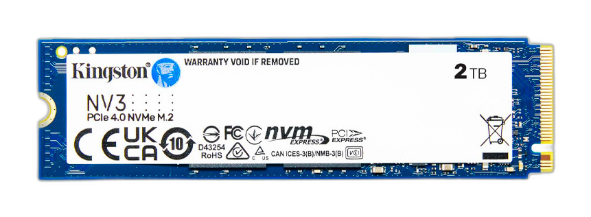 Unidad SSD M.2 2280 2TB Kingston NV3 PCIe NVMe 6000Mbps