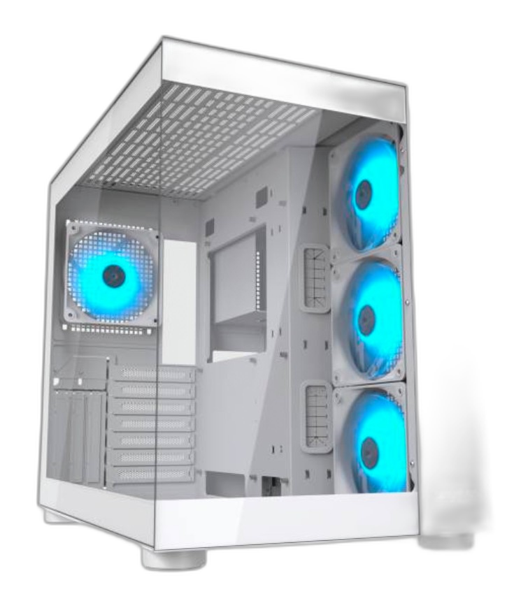 Gabinete Cougar FV150 RGB blanco