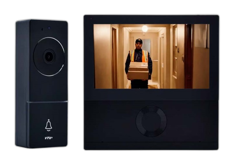 Video Portero Inteligente VTA+1080P con Pantalla Touch 7" y Timbre Smart