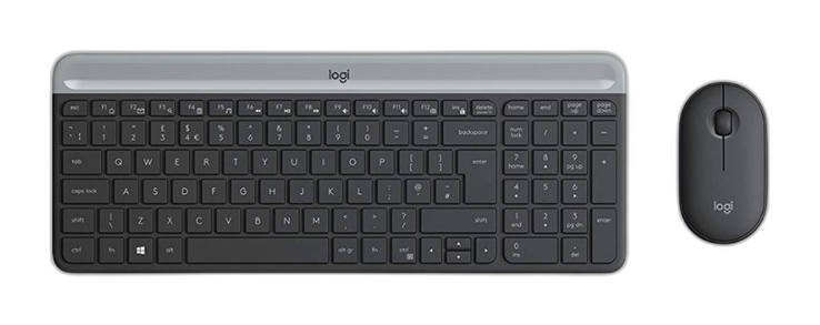 Teclado y mouse Logitech MK470 inalámbrico negro
