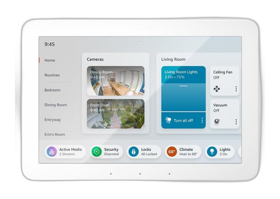 Pantalla inteligente Amazon Echo 8" blanco