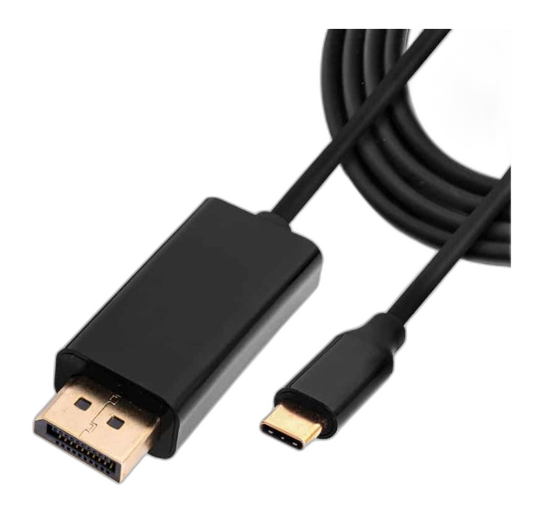 Cable USB-C a Displayport Unno Tekno CB4059BK 1.5m negro