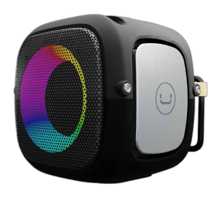 Bocina Bluetooth Unno Tekno CUBI TWS SP9214GY 5W Negro