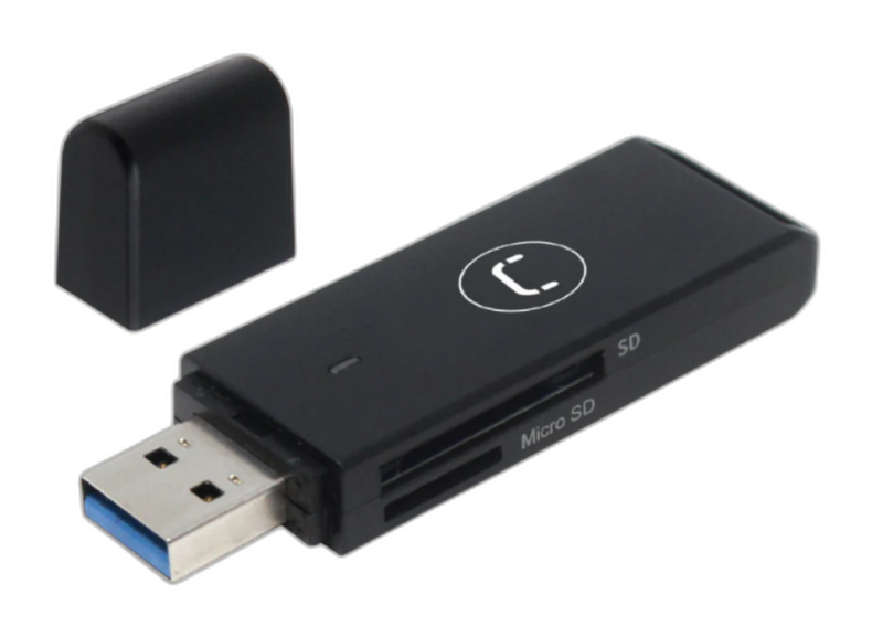 Lector de tarjetas Unno Tekno USB 3.0 negro