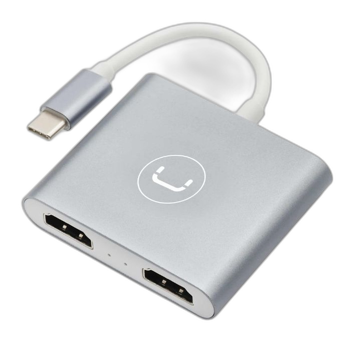 Adaptador Unno Tekno USB-C a HDMI HB1103SV Plateado