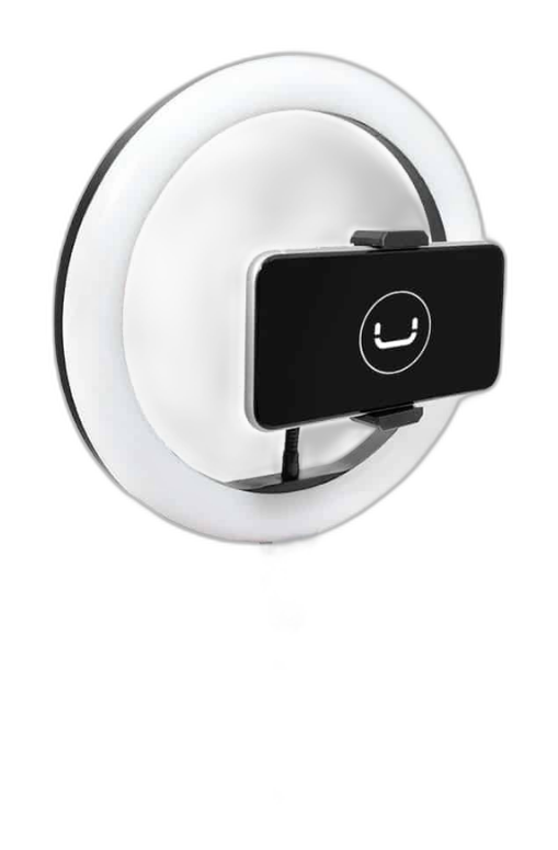 Aro de luz Unno Tekno PH1802BK 10" LED con trípode