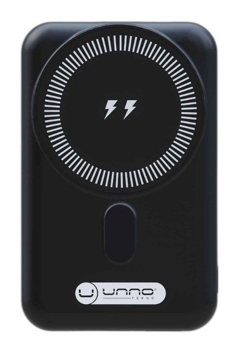 Batería portátil Unno Tekno PB2311BK 10000 mAh inalámbrico negro