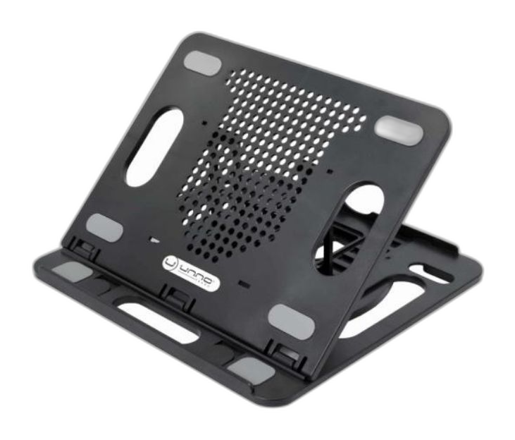 Base para Notebook Unno Tekno NC6115BK 17" con 8 Niveles de Inclinación