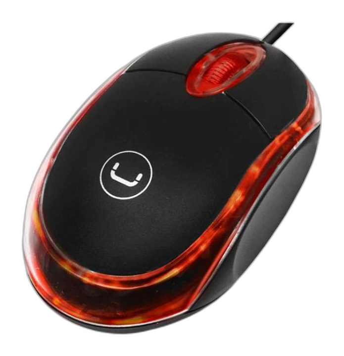Mouse Unno Tekno Trans 800DPI negro