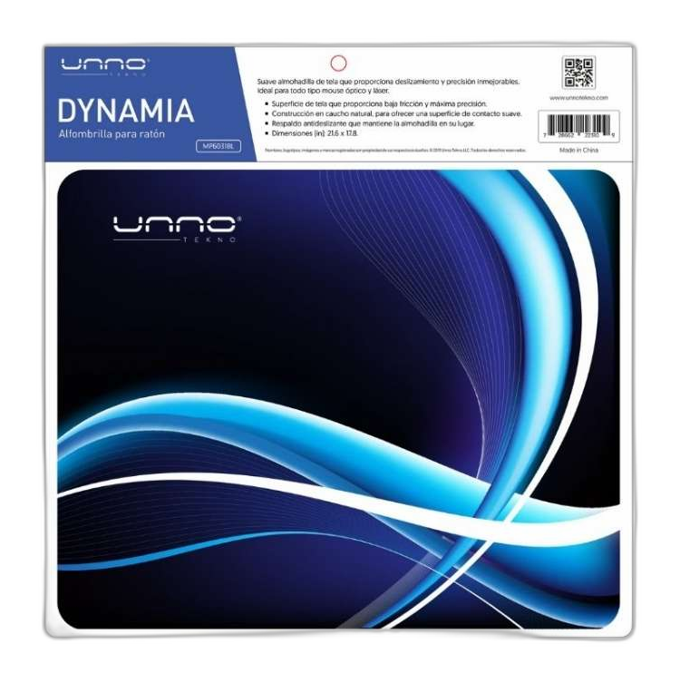 Mousepad Unno Tekno Dynamia Azul