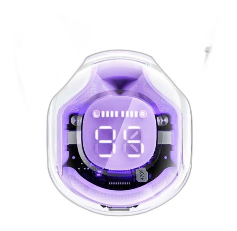 Audífonos in-ear Unno Tekno HS7508VT Bluetooth TWS morado