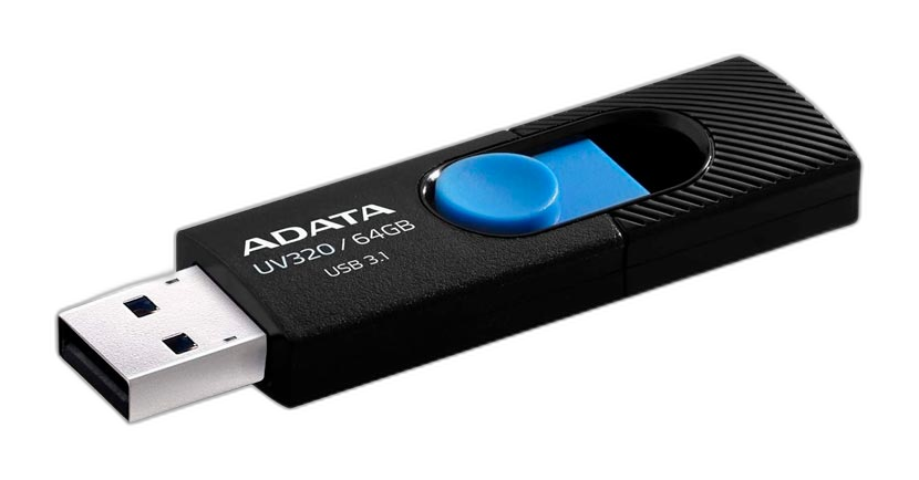 Memoria USB Adata UV320 64GB 3.1 negro