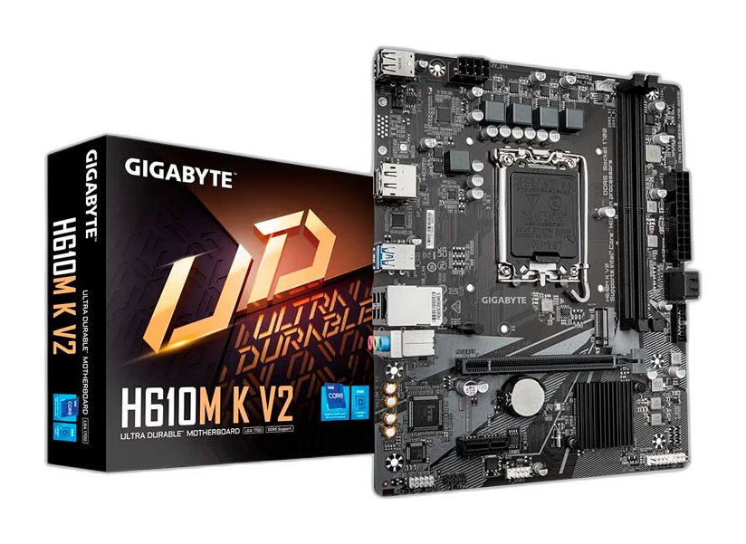 Placa base Gigabyte H610M K V2 LGA1700 12th 13th 14th Gen DDR5 Micro ATX
