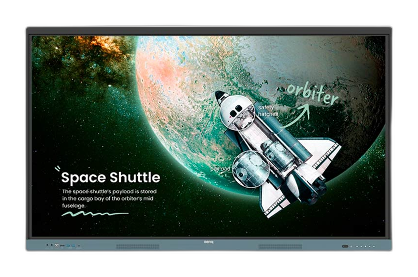 Pantalla interactiva BenQ RE7504 75" 4K UHD IPS USB-C
