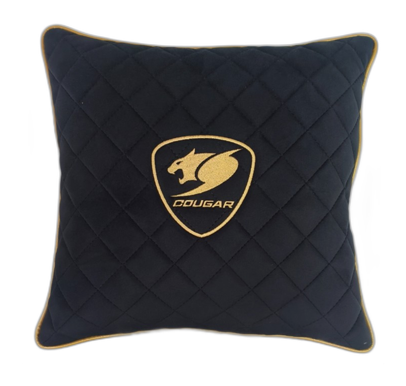 Cojín Cougar Cushion Lander negro dorado