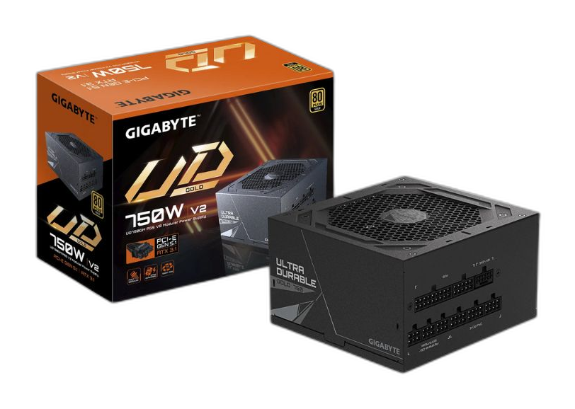 Fuente De Poder 750W Gigabyte UD750GM PG5 V2 80 Plus Gold
