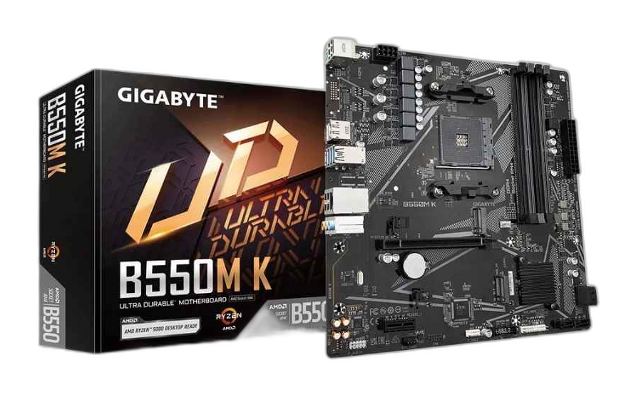 Placa base Gigabyte B550M K Socket AM4 Micro ATX DDR4
