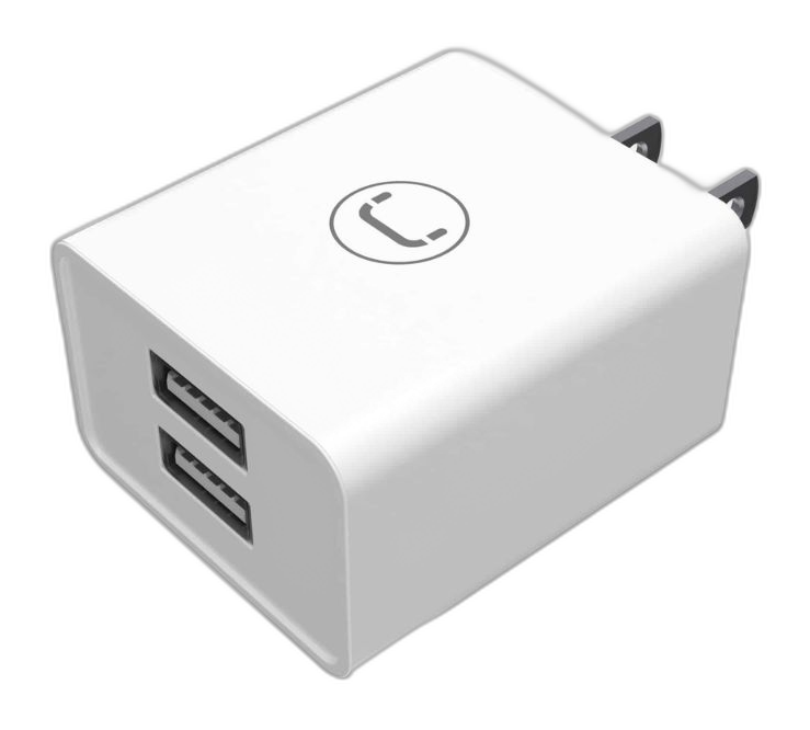 Cargador de Pared Unno Tekno PW5060WT Dual USB-A 2.1A Blanco