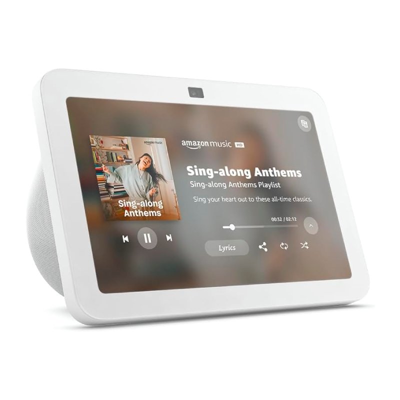 Pantalla inteligente Amazon Echo Show 8 (3ra Gen) blanca con Alexa