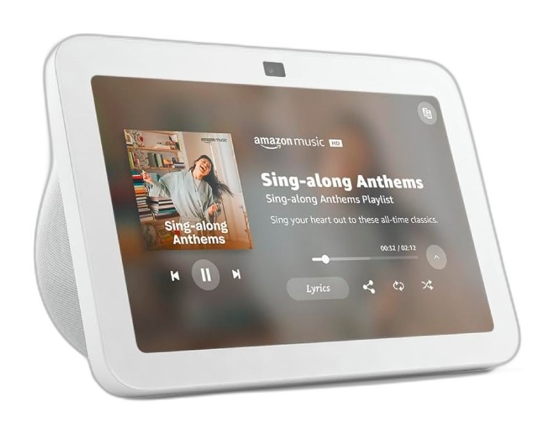 Pantalla inteligente Amazon Echo Show 8 (3ra Gen) blanca con Alexa